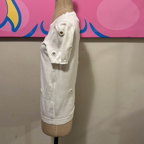 CHANEL White Crew Neck Sweater - Picture 9 of 13